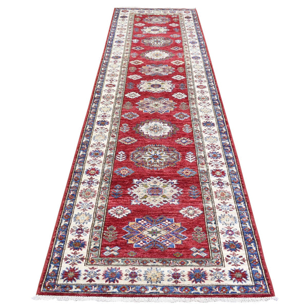 Handmade Kazak Runner > Design# CCSR72910 > Size: 3'-1" x 11'-0"