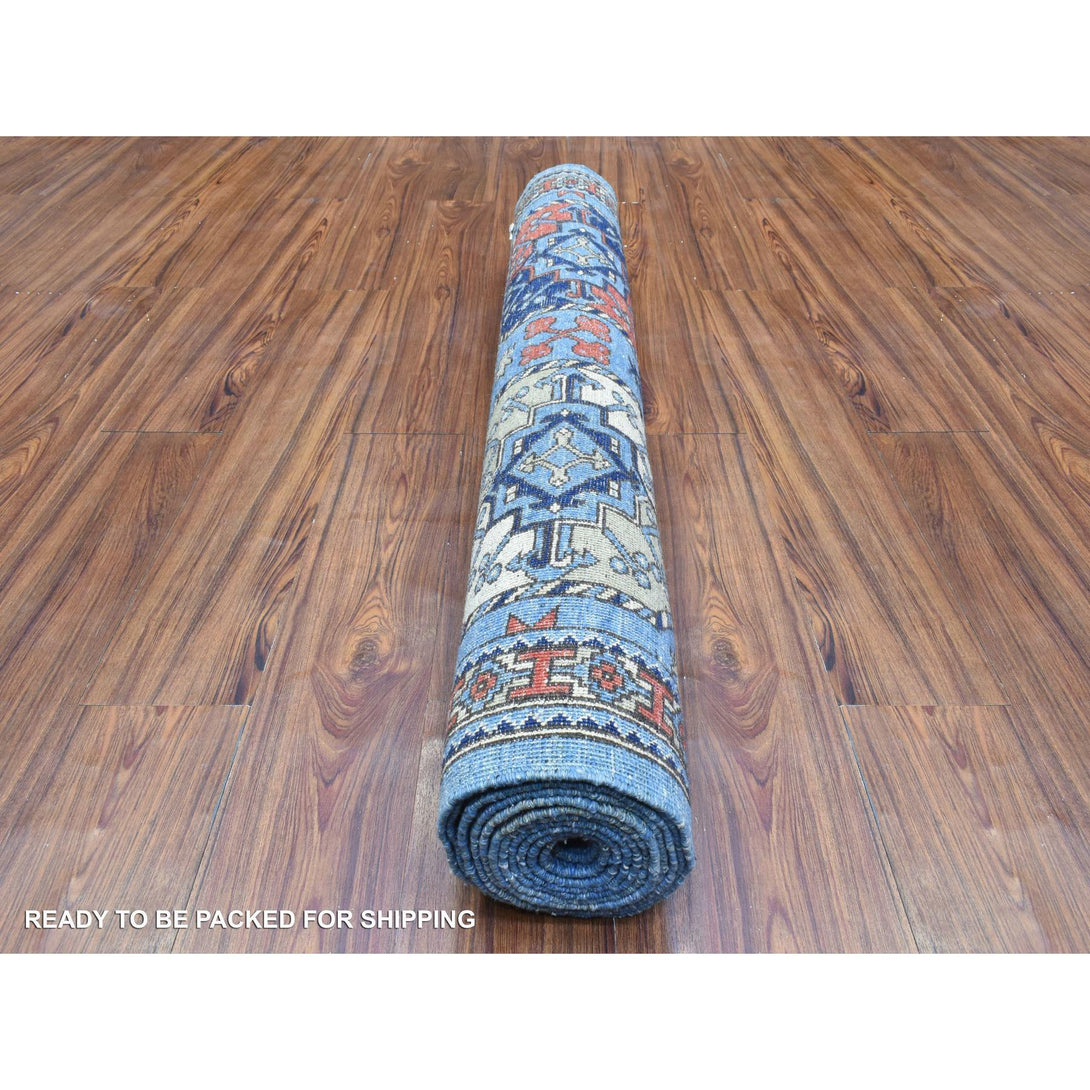 Handmade Tribal & Geometric Runner > Design# CCSR73016 > Size: 4'-0" x 11'-8"