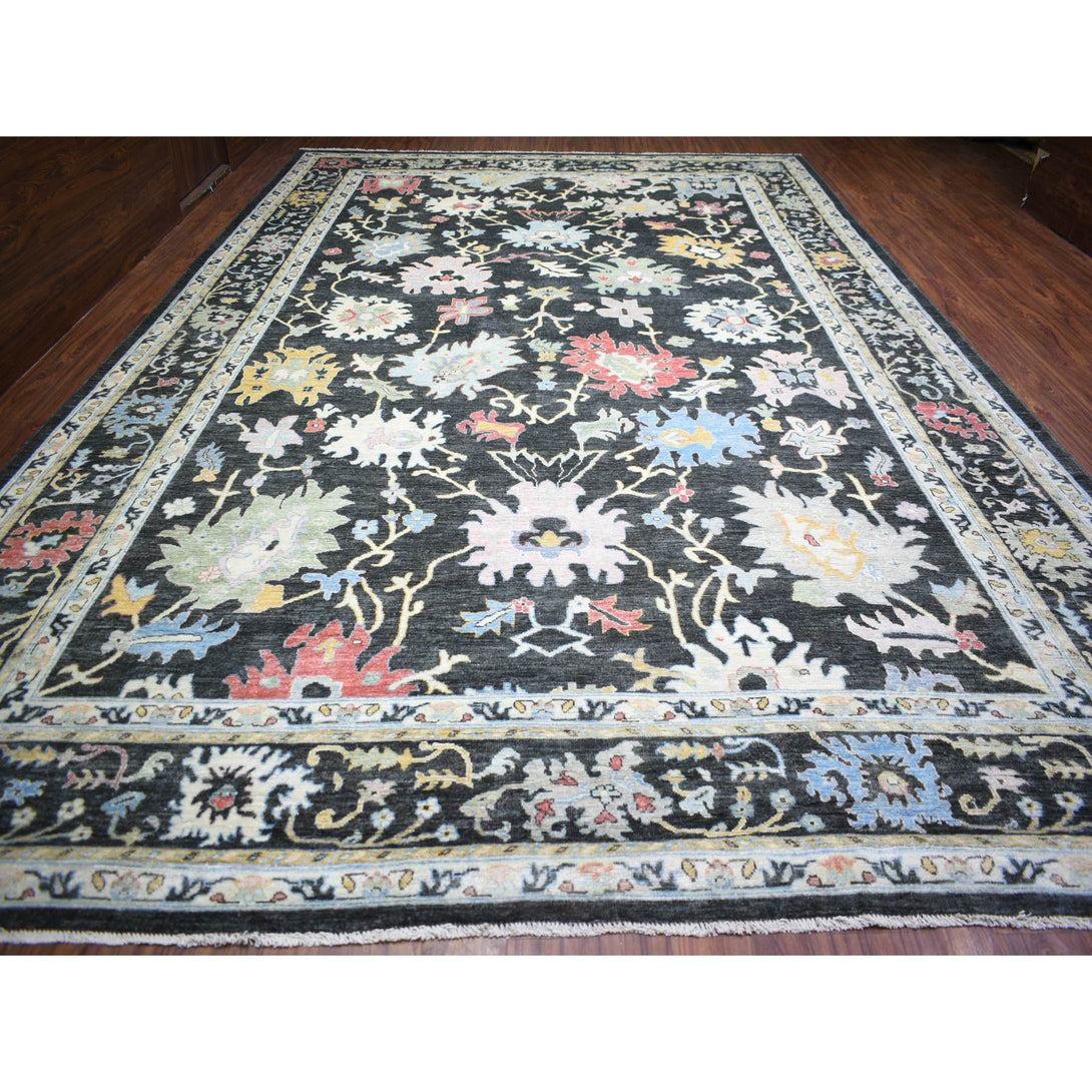 Handmade Oushak And Peshawar Area Rug > Design# CCSR73022 > Size: 11'-9" x 17'-7"