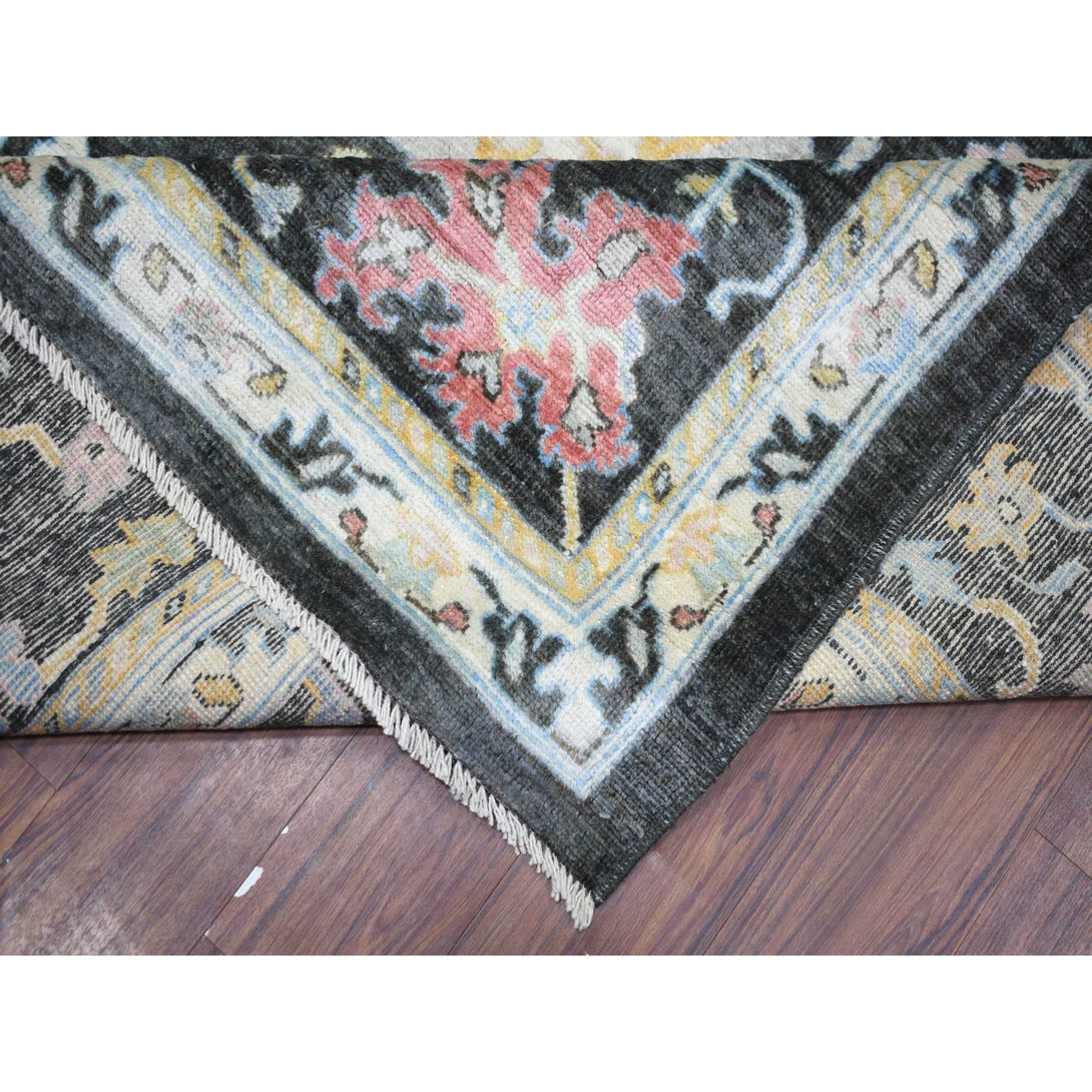 Handmade Oushak And Peshawar Area Rug > Design# CCSR73022 > Size: 11'-9" x 17'-7"