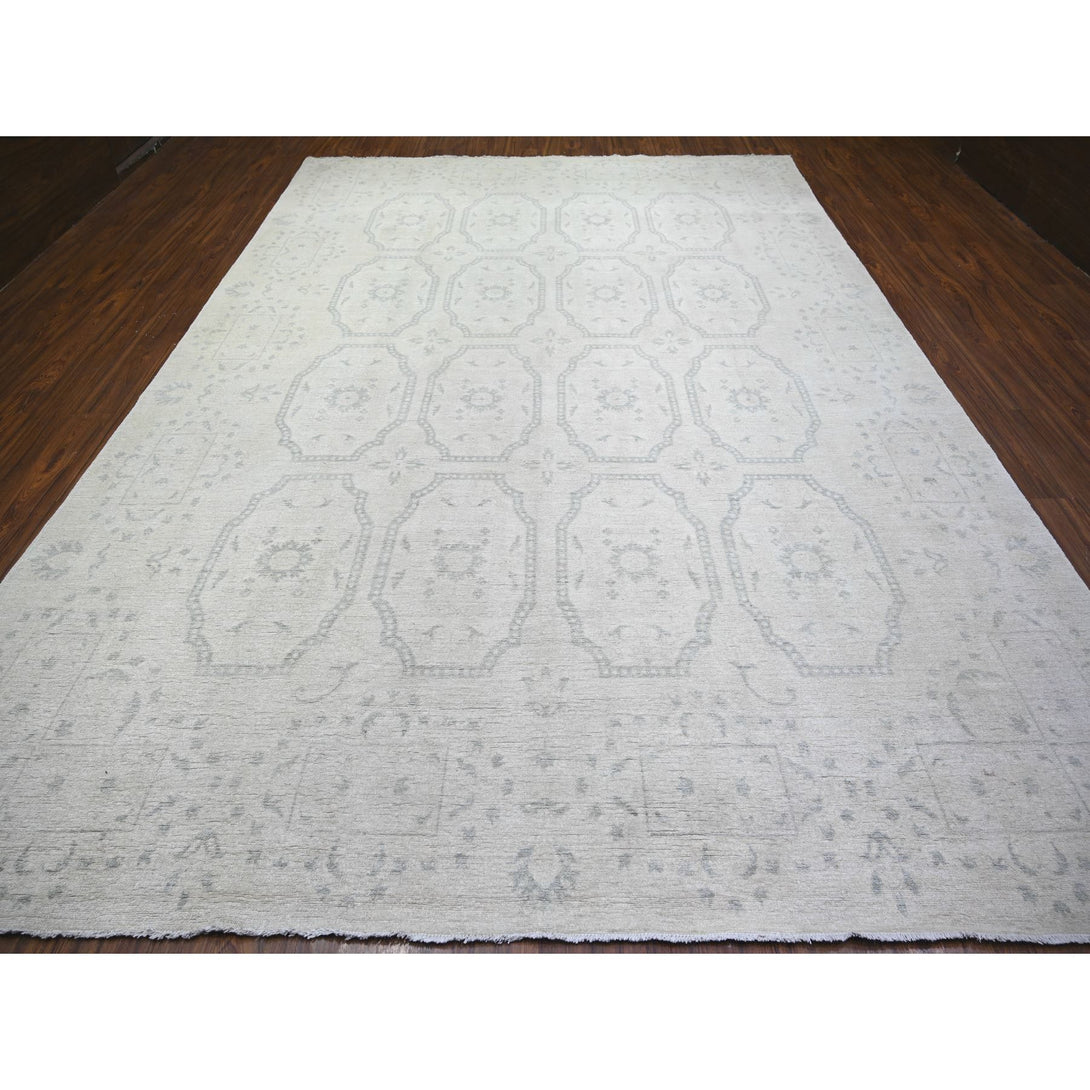 Handmade Oushak And Peshawar Area Rug > Design# CCSR73112 > Size: 9'-9" x 13'-9"