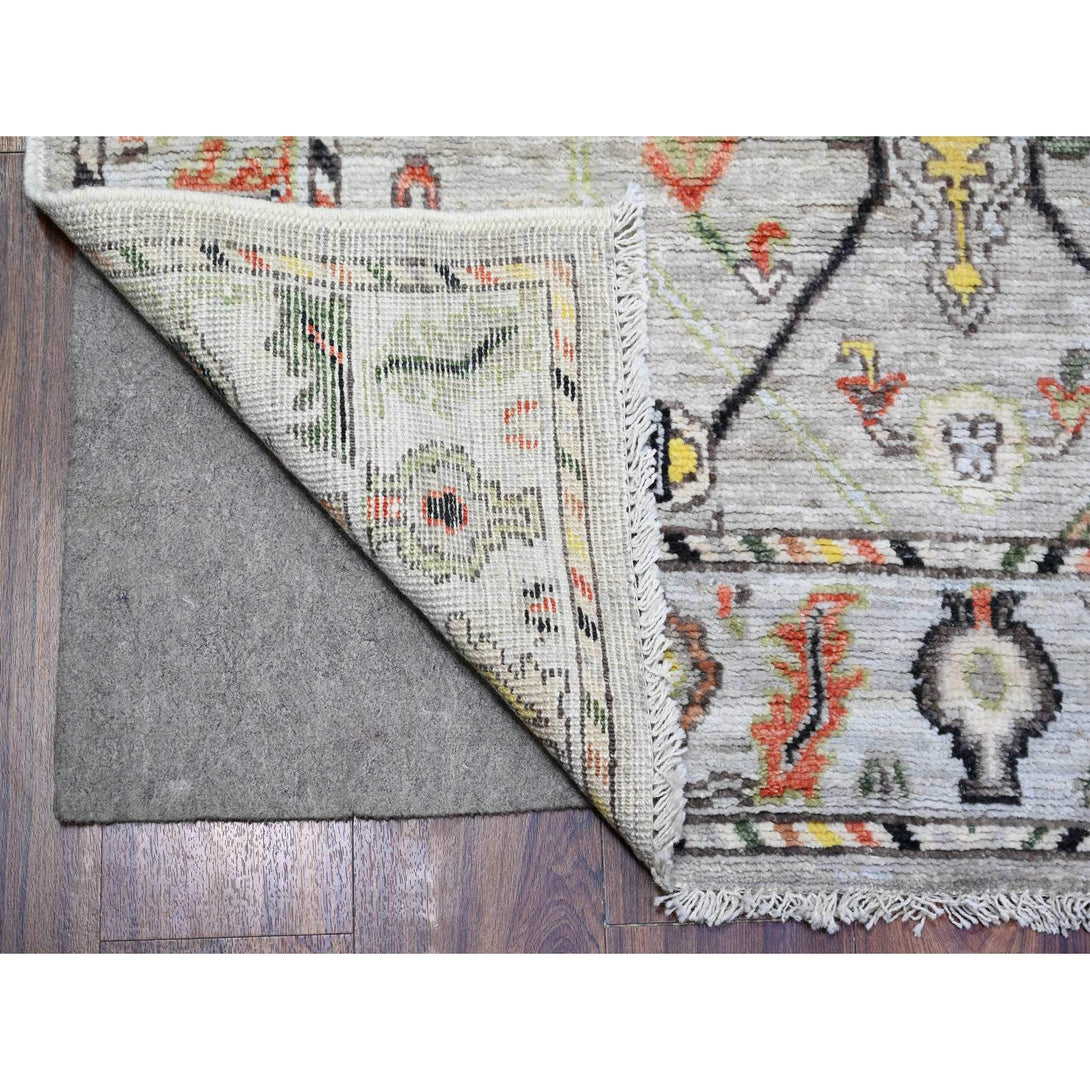 Handmade Oushak And Peshawar Area Rug > Design# CCSR73588 > Size: 4'-0" x 9'-10"