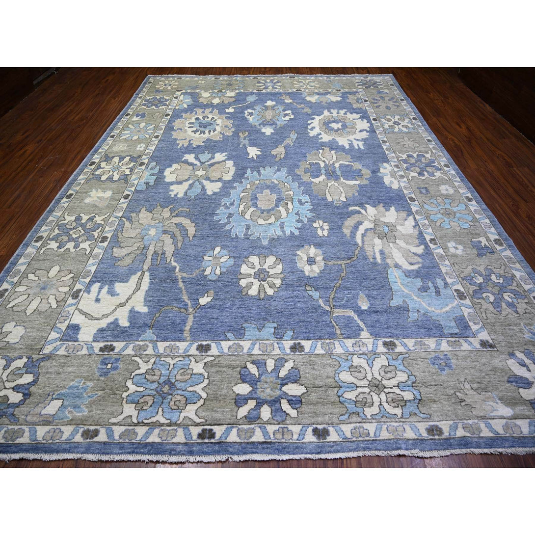 Handmade Oushak And Peshawar Area Rug > Design# CCSR73589 > Size: 10'-0" x 13'-4"