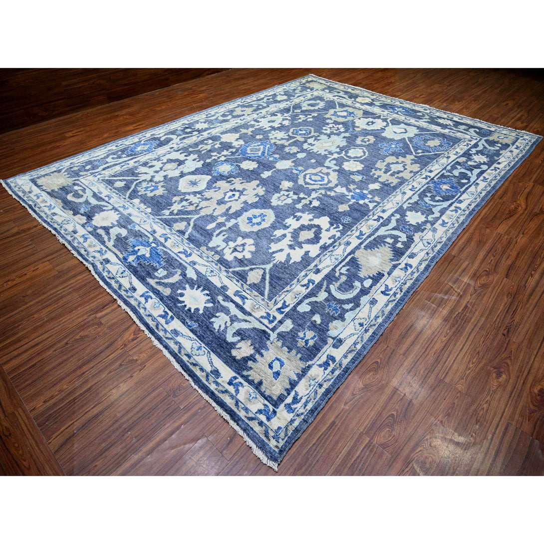 Handmade Oushak And Peshawar Area Rug > Design# CCSR73590 > Size: 10'-2" x 13'-7"