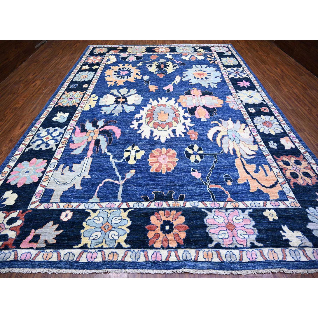 Handmade Oushak And Peshawar Area Rug > Design# CCSR73596 > Size: 10'-0" x 13'-9"