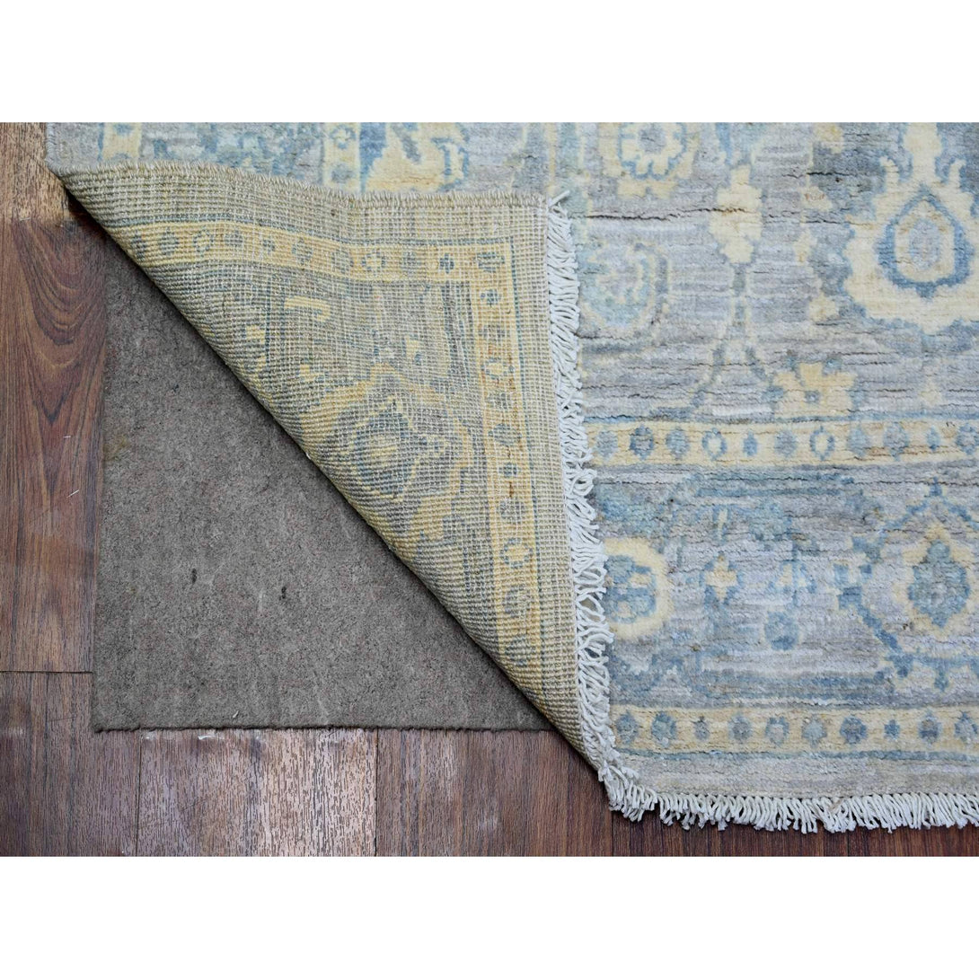 Handmade Oushak And Peshawar Runner > Design# CCSR73682 > Size: 4'-0" x 10'-0"