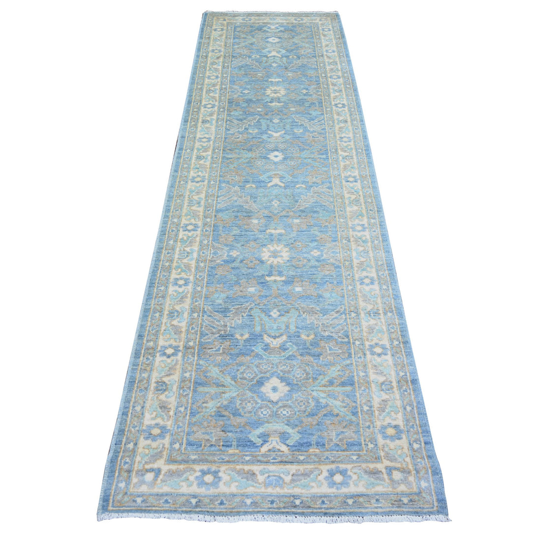 Handmade Oushak And Peshawar Runner > Design# CCSR73963 > Size: 2'-8" x 9'-6"