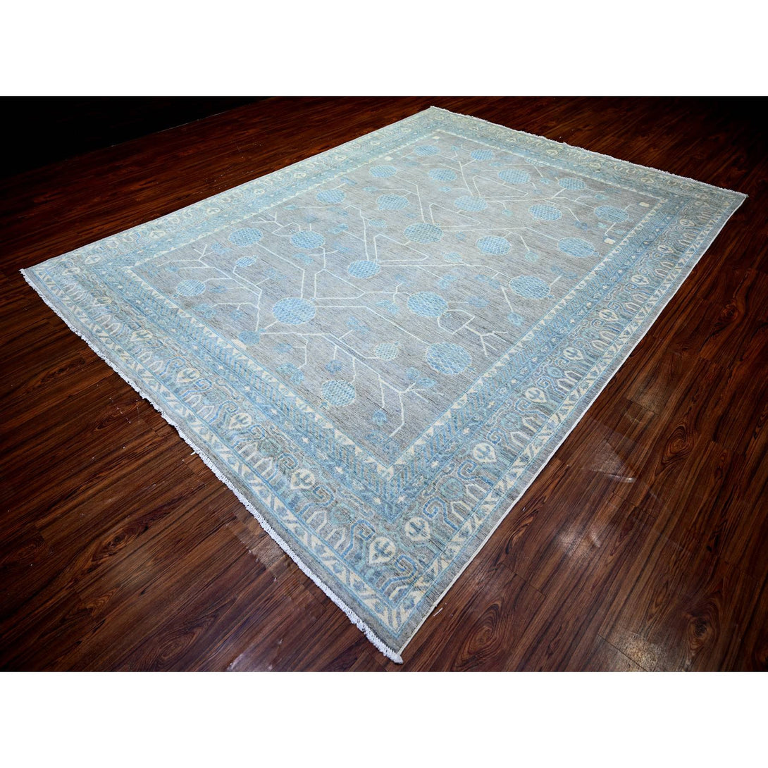 Handmade Oushak And Peshawar Area Rug > Design# CCSR74046 > Size: 8'-10" x 11'-9"