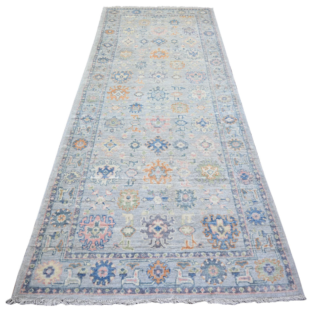 Handmade Oushak And Peshawar Area Rug > Design# CCSR74074 > Size: 4'-0" x 9'-10"