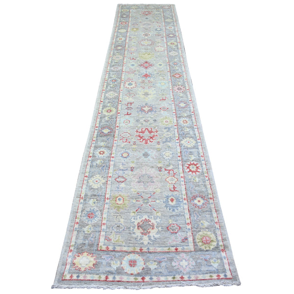 Handmade Oushak And Peshawar Runner > Design# CCSR74107 > Size: 2'-9" x 13'-7"