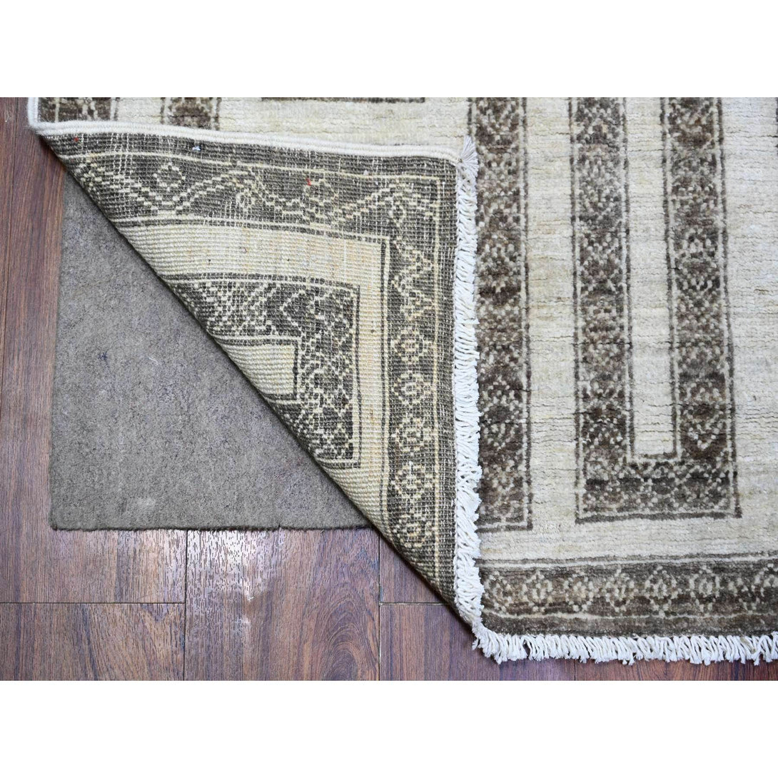 Handmade Oushak And Peshawar Runner > Design# CCSR74266 > Size: 4'-0" x 11'-8"