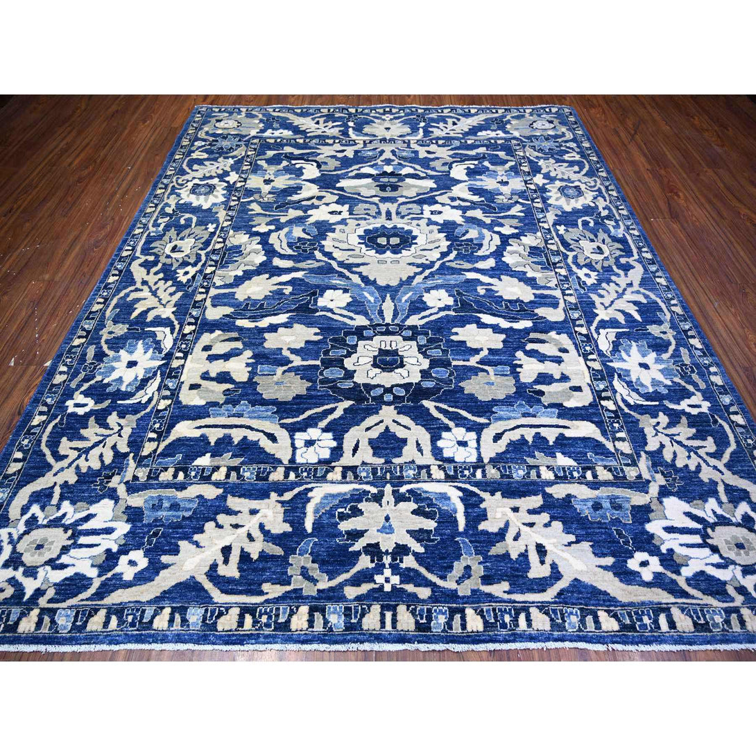 Handmade Oushak And Peshawar Area Rug > Design# CCSR74507 > Size: 8'-2" x 9'-8"