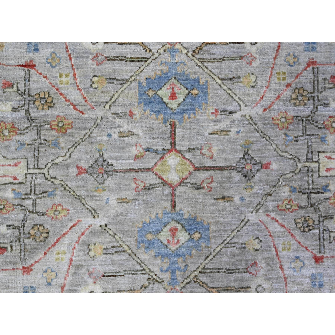 Handmade Oushak And Peshawar Area Rug > Design# CCSR74820 > Size: 8'-0" x 8'-0"