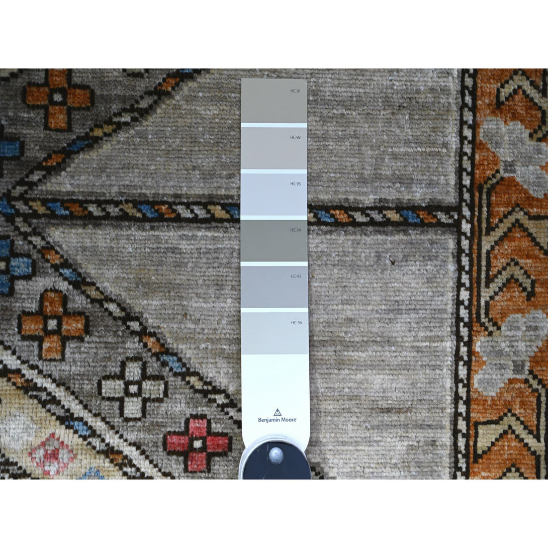 Handmade Tribal & Geometric Area Rug > Design# CCSR74857 > Size: 4'-2" x 9'-9"