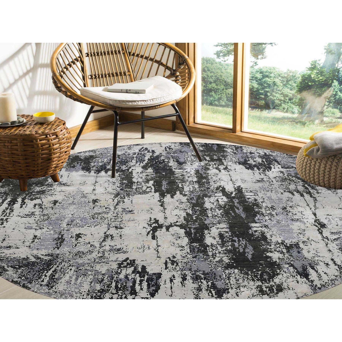 Handmade Modern and Contemporary Area Rug > Design# CCSR75087 > Size: 8'-2" x 8'-2"