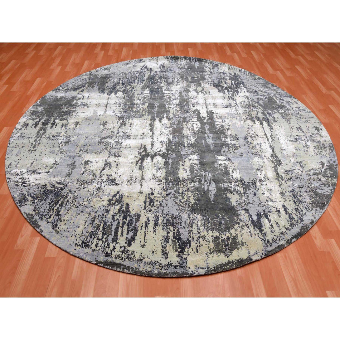 Handmade Modern and Contemporary Area Rug > Design# CCSR75088 > Size: 10'-0" x 10'-0"