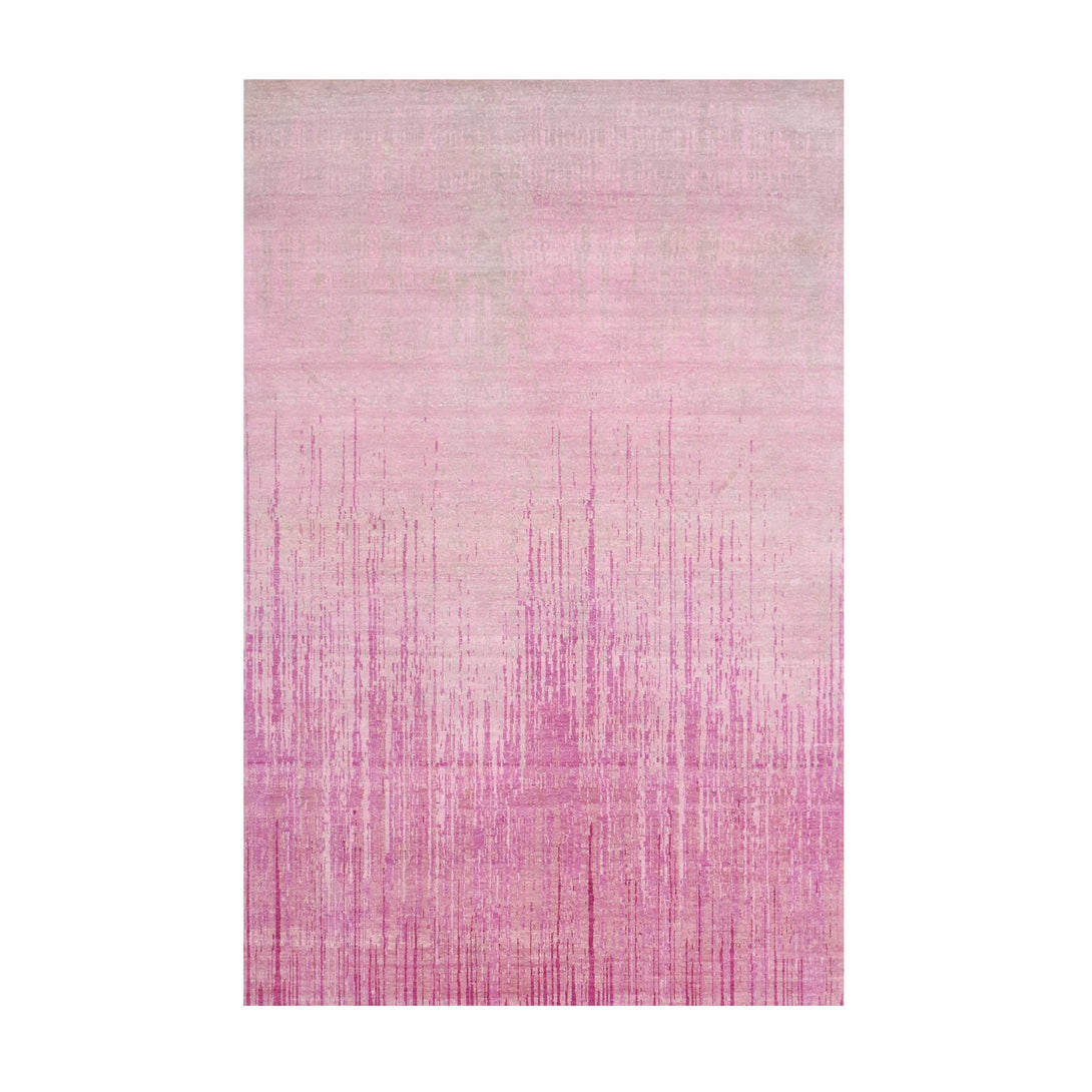 Handmade Modern and Contemporary Area Rug > Design# CCSR75107 > Size: 6'-0" x 9'-4"