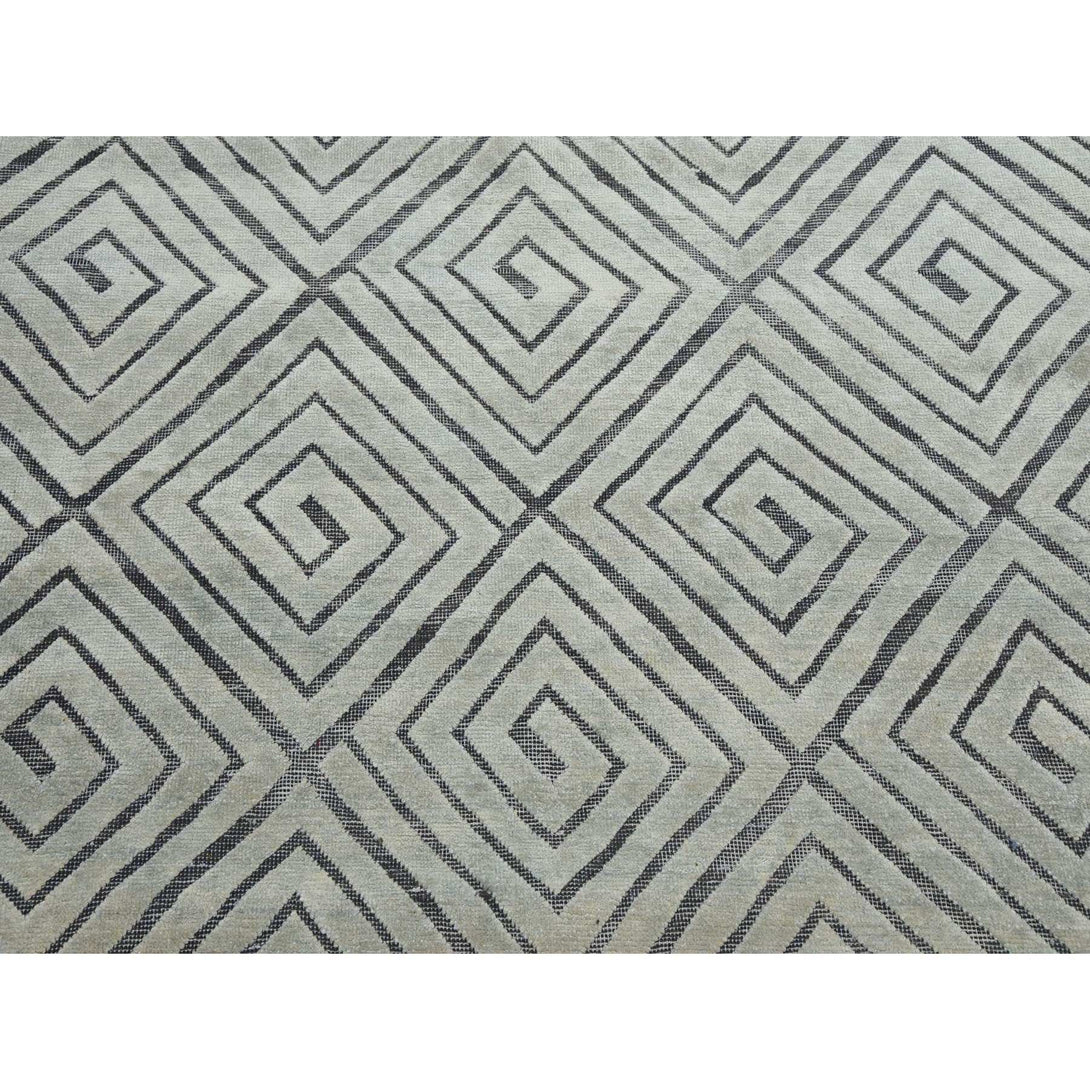 Handmade Modern and Contemporary Area Rug > Design# CCSR75200 > Size: 9'-0" x 12'-1"