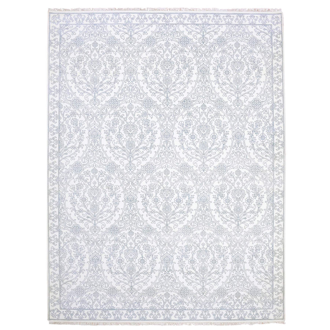 Handmade Transitional Modern Area Rug > Design# CCSR75214 > Size: 9'-4" x 11'-9"