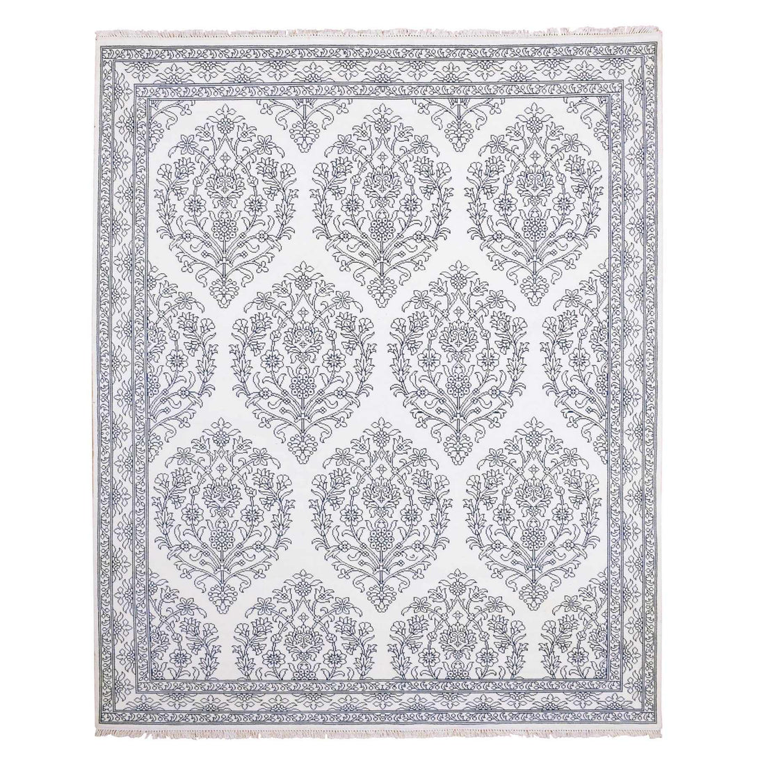 Handmade Transitional Modern Area Rug > Design# CCSR75215 > Size: 8'-0" x 9'-9"