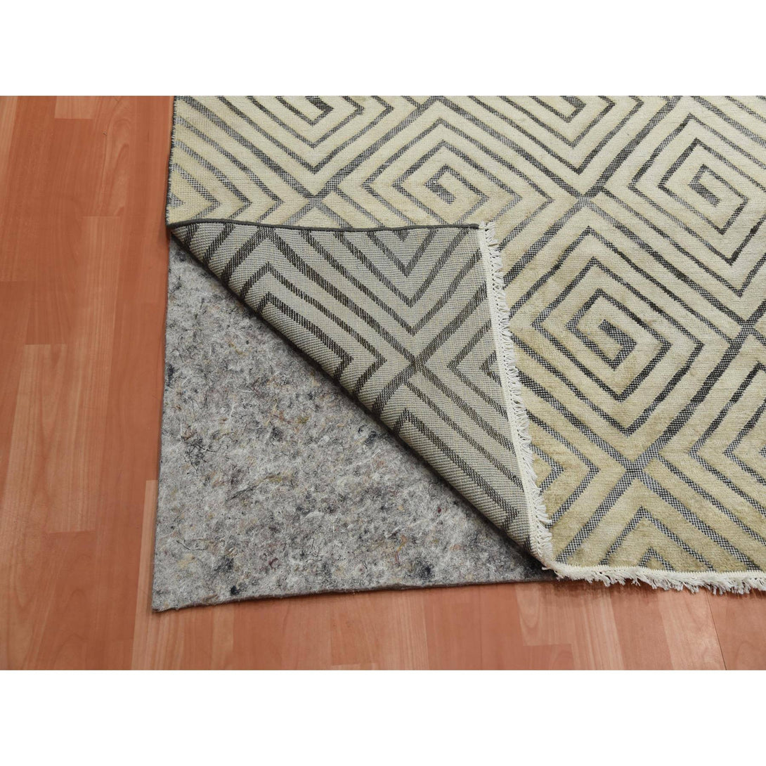 Handmade Modern and Contemporary Area Rug > Design# CCSR75220 > Size: 9'-10" x 14'-1"