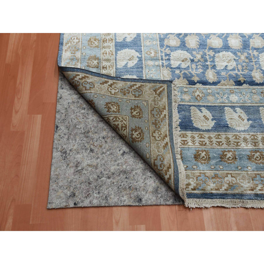 Handmade Khotan and Samarkand Area Rug > Design# CCSR75242 > Size: 8'-9" x 12'-0"