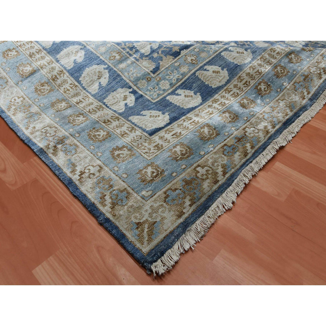 Handmade Khotan and Samarkand Area Rug > Design# CCSR75242 > Size: 8'-9" x 12'-0"