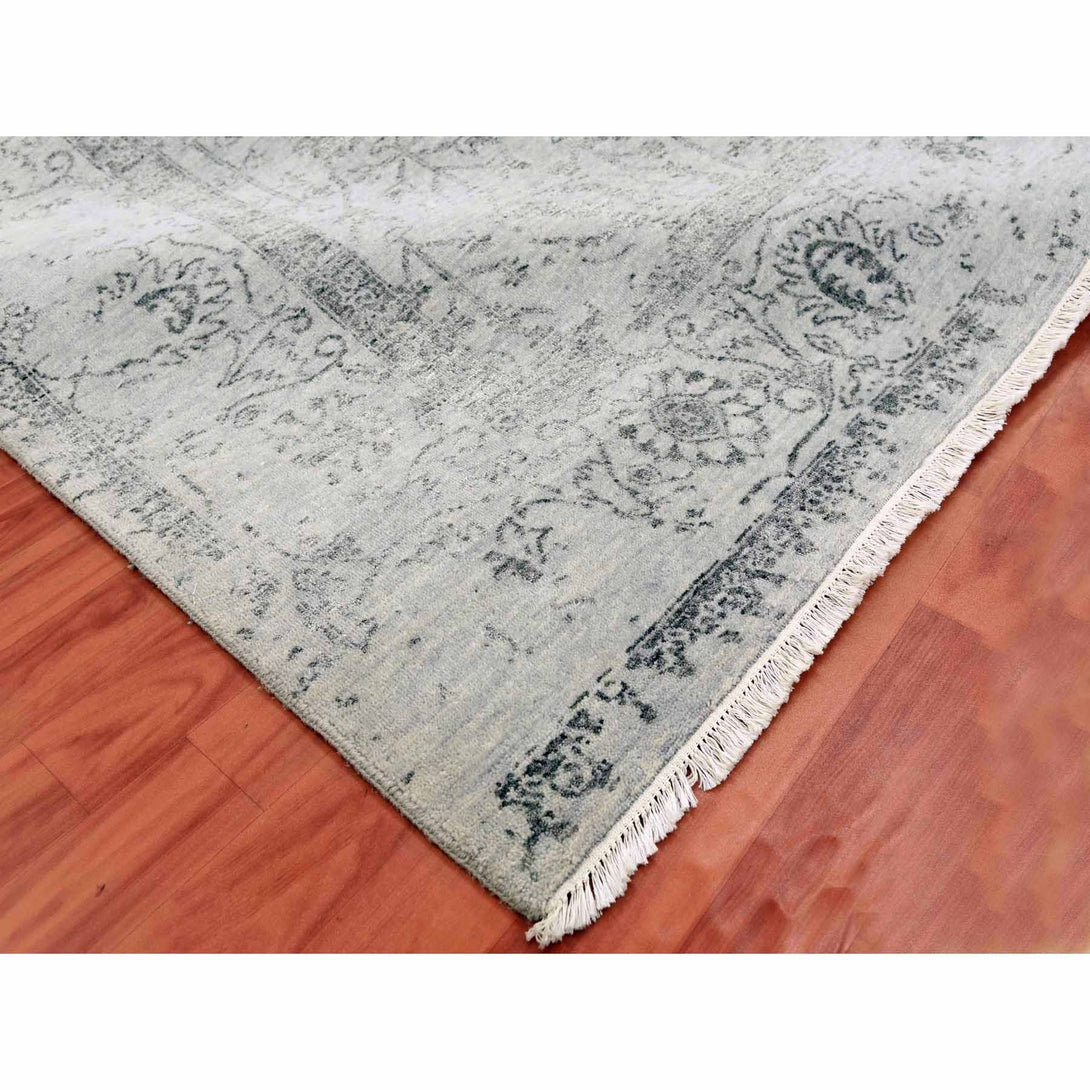 Handmade Transitional Modern Area Rug > Design# CCSR79274 > Size: 8'-0" x 9'-10"