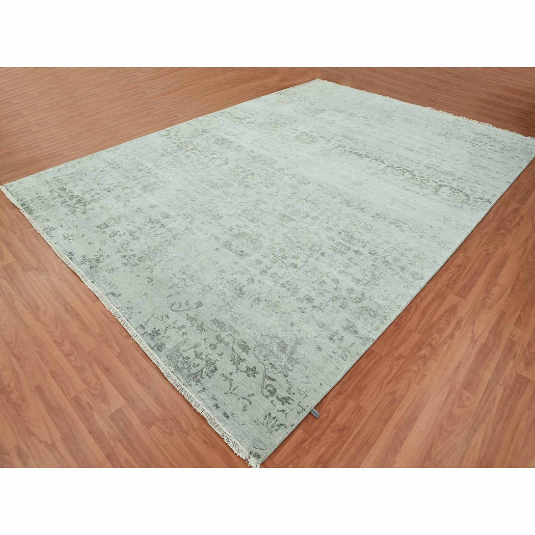 Handmade Modern and Contemporary Area Rug > Design# CCSR79289 > Size: 9'-9" x 13'-7"