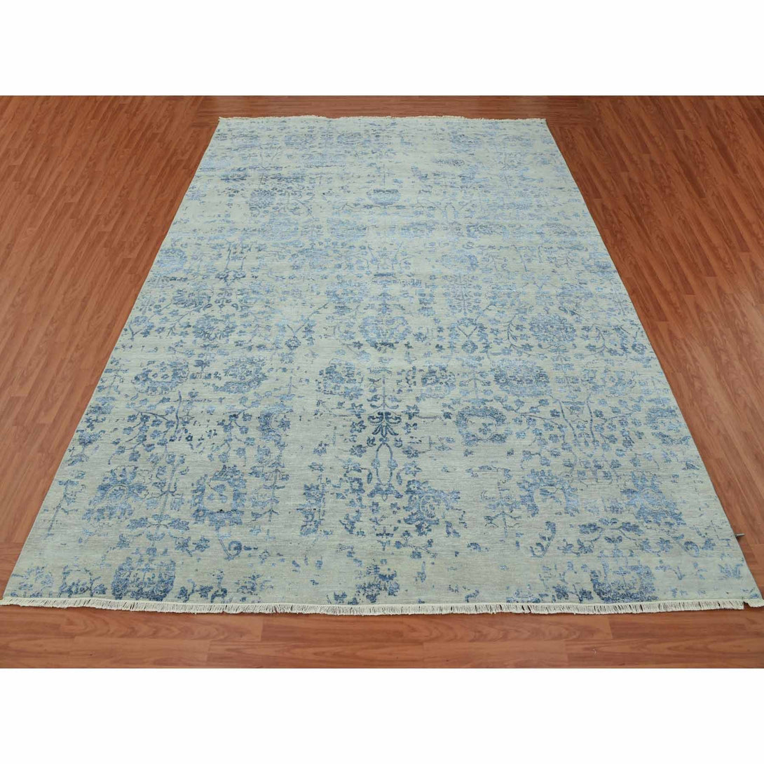 Handmade Modern and Contemporary Area Rug > Design# CCSR79291 > Size: 10'-0" x 13'-8"