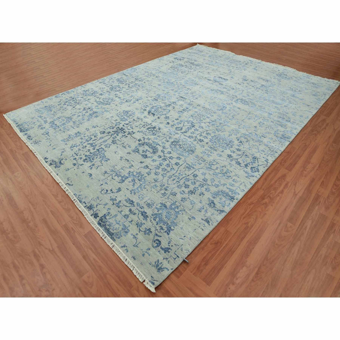 Handmade Modern and Contemporary Area Rug > Design# CCSR79291 > Size: 10'-0" x 13'-8"