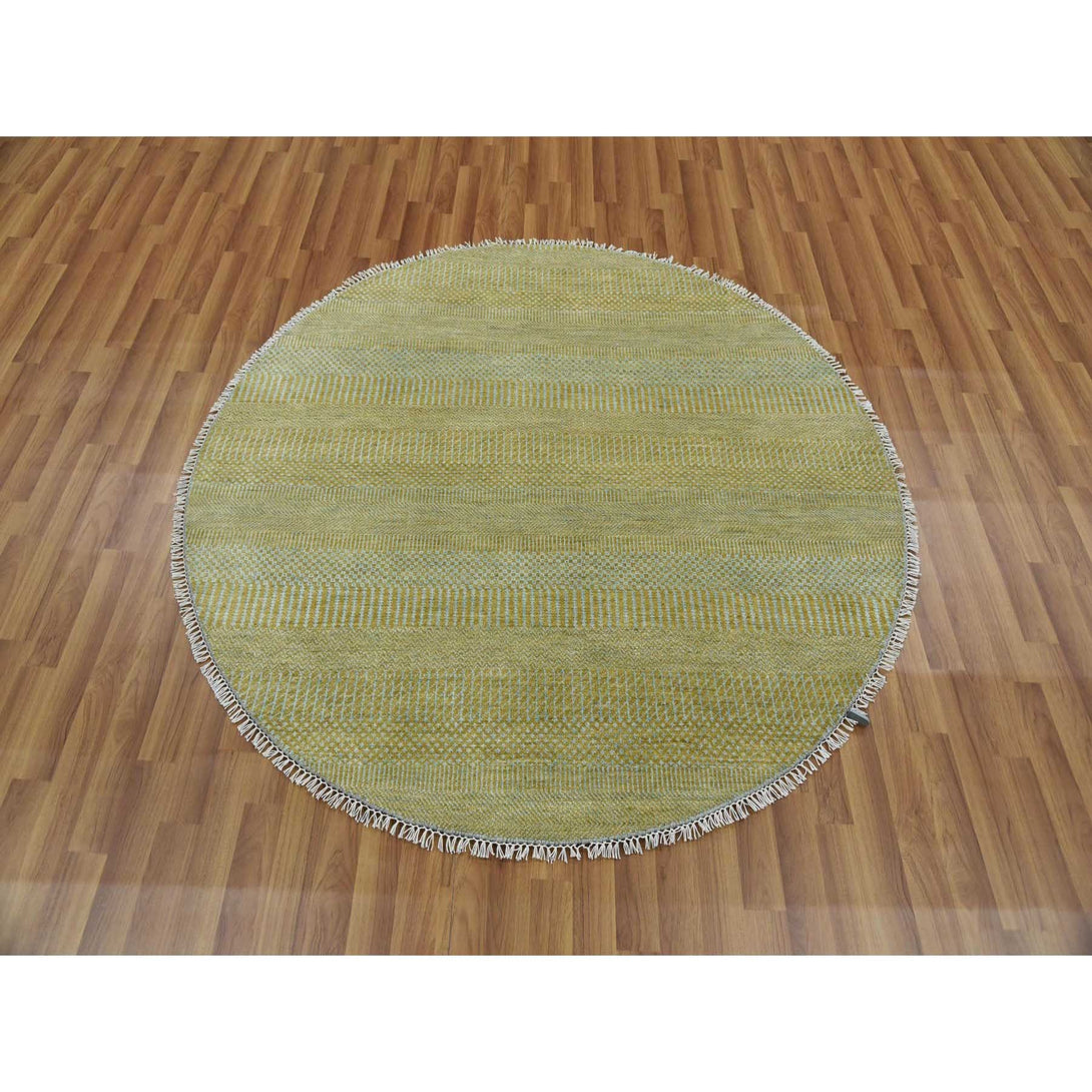 Handmade Modern and Contemporary Area Rug > Design# CCSR79342 > Size: 5'-0" x 5'-0"