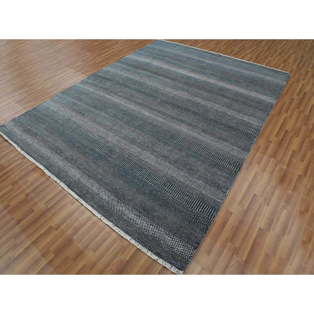 Handmade Modern and Contemporary Area Rug > Design# CCSR79362 > Size: 8'-1" x 10'-1"