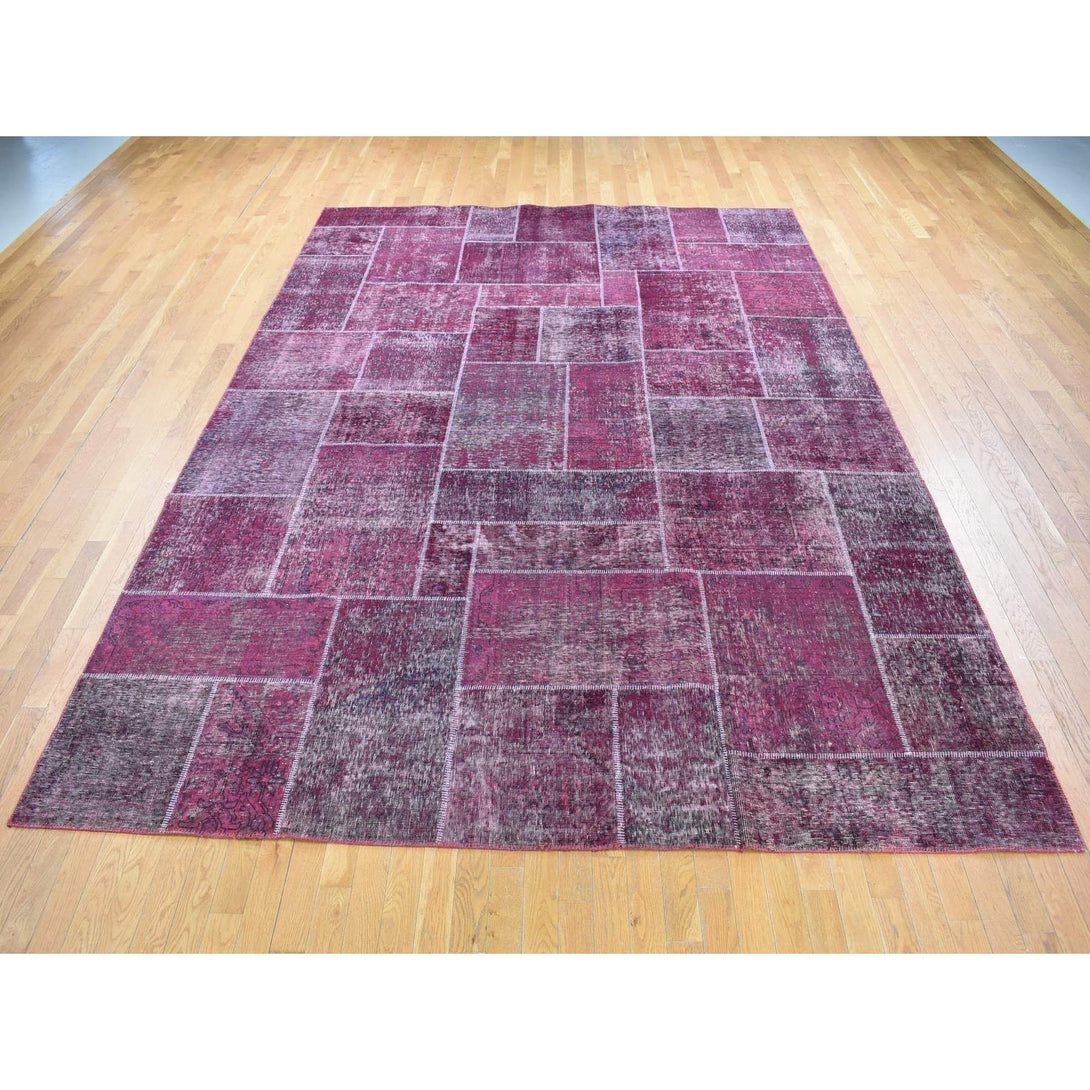 Handmade Overdyed & Vintage Area Rug > Design# CCSR80662 > Size: 9'-1" x 12'-10"