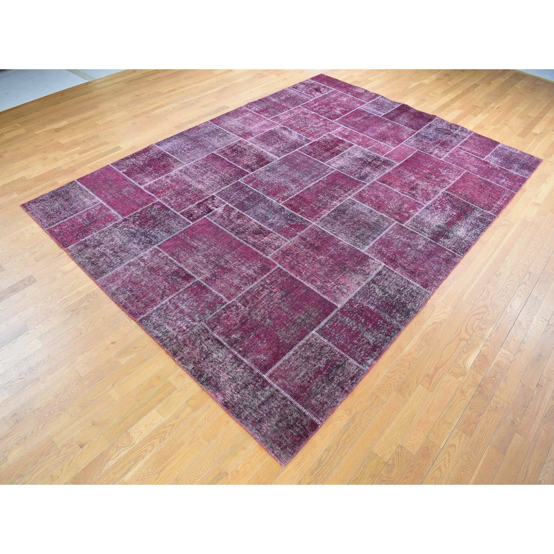 Handmade Overdyed & Vintage Area Rug > Design# CCSR80662 > Size: 9'-1" x 12'-10"