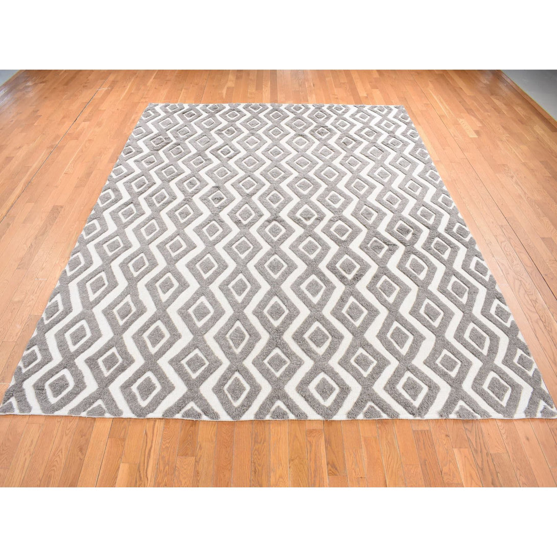 Handmade rugs, Carpet Culture Rugs, Rugs NYC, Hand Knotted Modern Area Rug > Design# CCSR80813 > Size: 9'-0" x 11'-9"