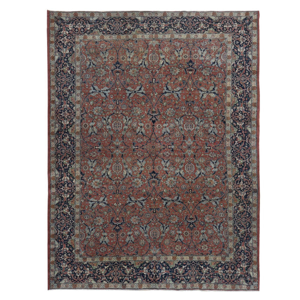 Handmade rugs, Carpet Culture Rugs, Rugs NYC, Hand Knotted Antique Persian Area Rug > Design# CCSR80865 > Size: 8'-4" x 11'-0"