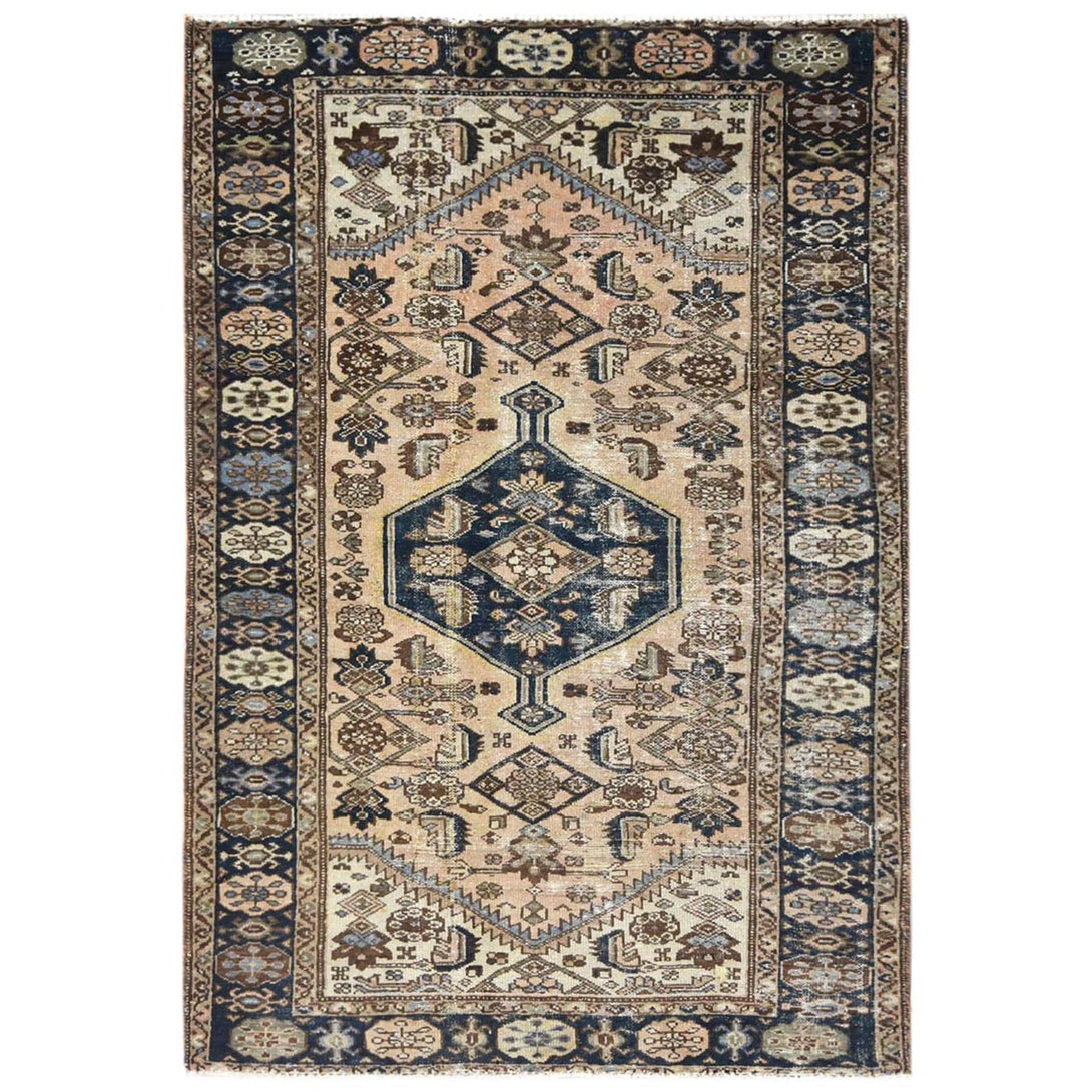 Handmade Overdyed & Vintage Area Rug > Design# CCSR81208 > Size: 4'-3" x 6'-5"