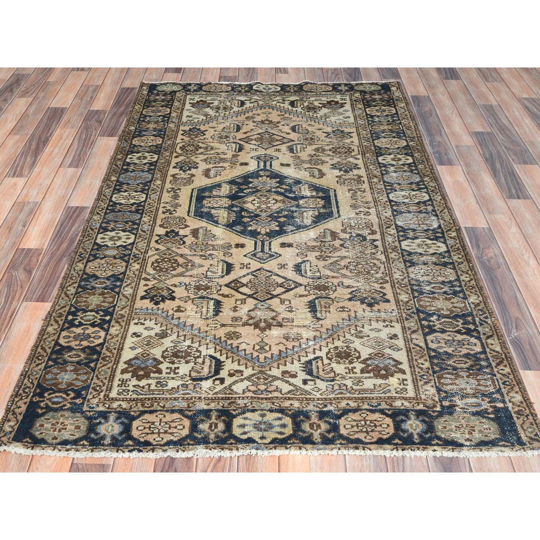 Handmade Overdyed & Vintage Area Rug > Design# CCSR81208 > Size: 4'-3" x 6'-5"