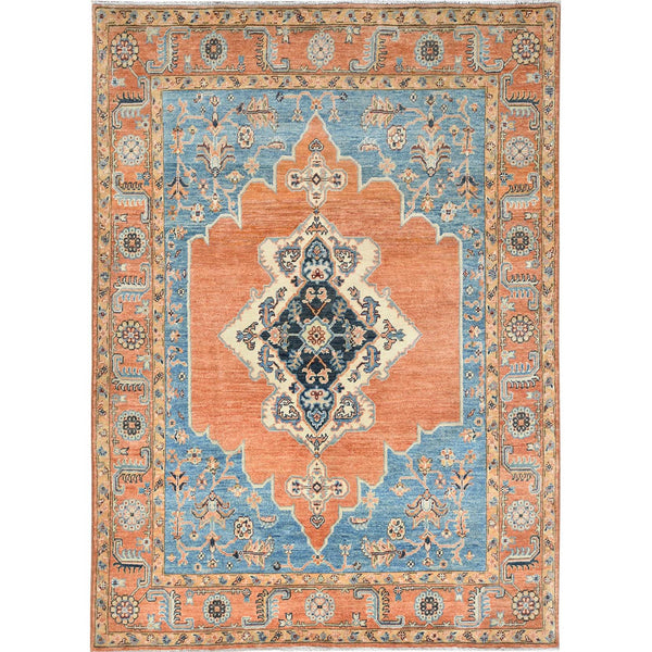 Handmade rugs, Carpet Culture Rugs, Rugs NYC, Hand Knotted Heriz Area Rug > Design# CCSR82507 > Size: 4'-10" x 6'-7"