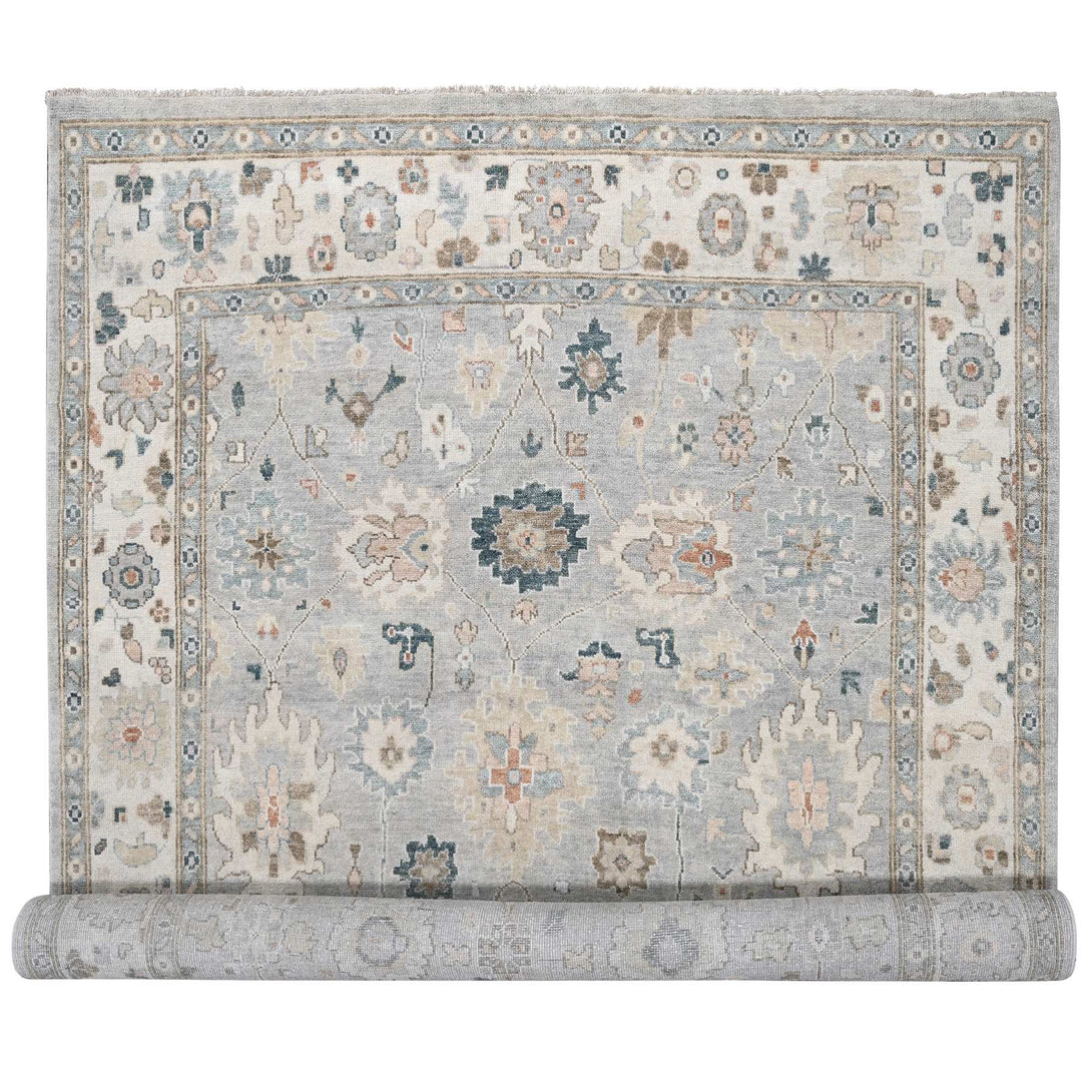 Handmade Oushak And Peshawar Area Rug > Design# CCSR84187 > Size: 12'-0" x 17'-10"