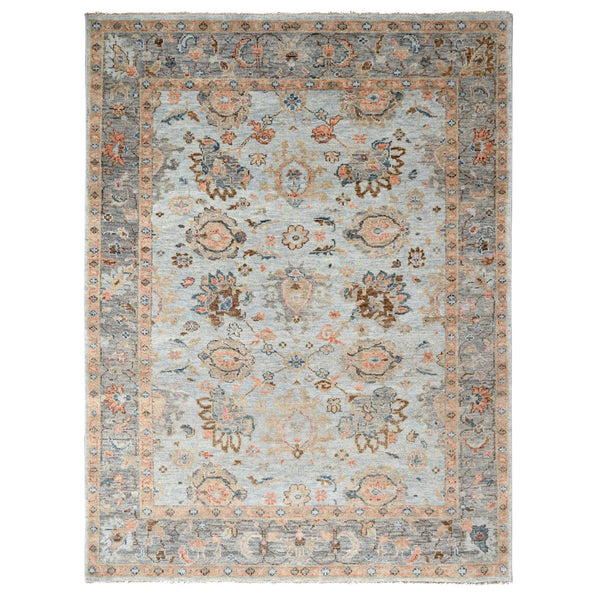 Handmade rugs, Carpet Culture Rugs, Rugs NYC, Hand Knotted Oushak And Peshawar Area Rug > Design# CCSR84355 > Size: 9'-0" x 12'-1"