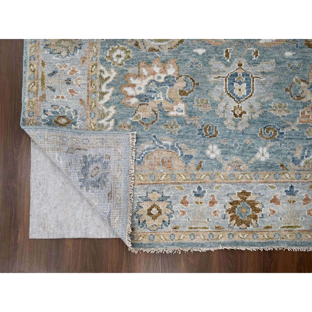 Handmade rugs, Carpet Culture Rugs, Rugs NYC, Hand Knotted Oushak And Peshawar Area Rug > Design# CCSR84360 > Size: 8'-0" x 9'-10"