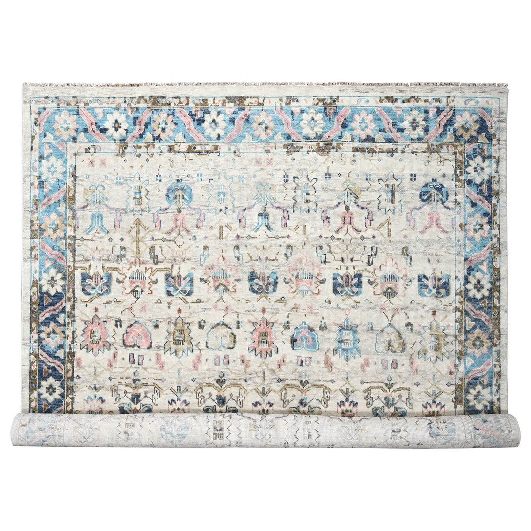 Handmade Oushak And Peshawar Area Rug > Design# CCSR84362 > Size: 12'-1" x 14'-10"