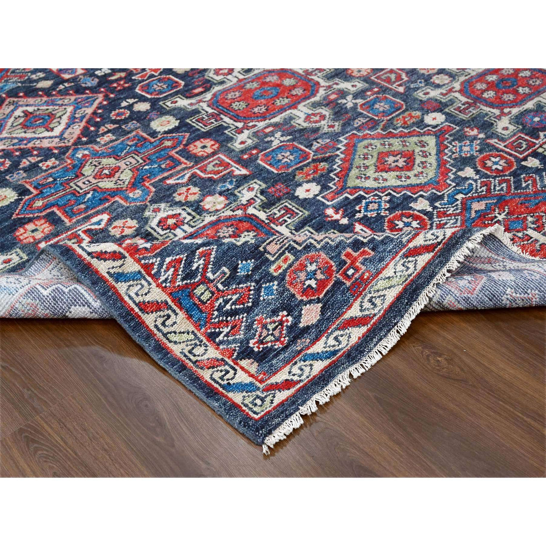 Handmade rugs, Carpet Culture Rugs, Rugs NYC, Hand Knotted Heriz Area Rug > Design# CCSR84376 > Size: 9'-0" x 11'-9"