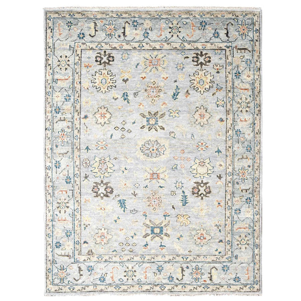 Handmade rugs, Carpet Culture Rugs, Rugs NYC, Hand Knotted Oushak And Peshawar Area Rug > Design# CCSR84381 > Size: 8'-1" x 9'-10"