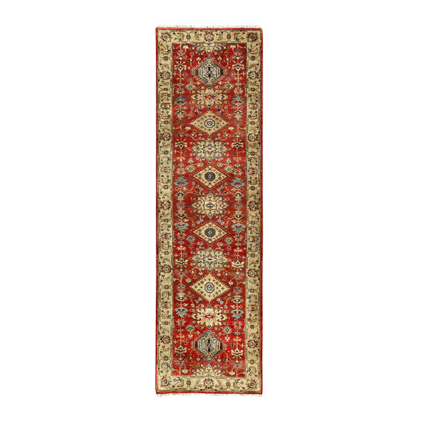 Handmade Heriz Runner > Design# CCSR84519 > Size: 2'-8" x 9'-11"