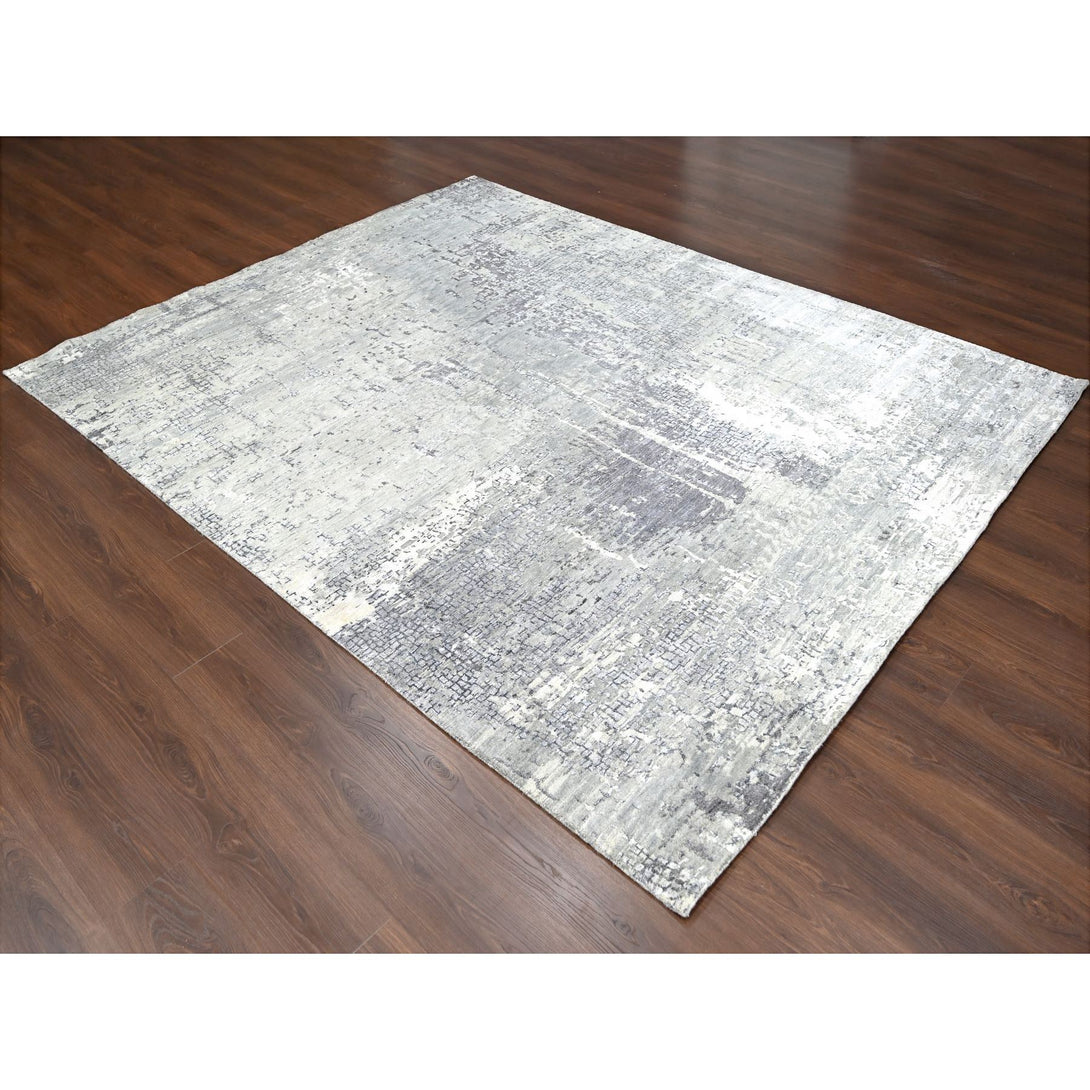 Hand Knotted Modern Area Rug > Design# CCSR84529 > Size: 8'-0" x 9'-10"