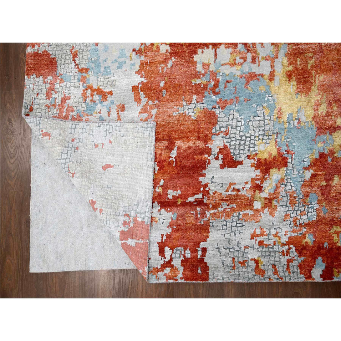 Hand Knotted Modern Area Rug > Design# CCSR84591 > Size: 12'-0" x 17'-10"