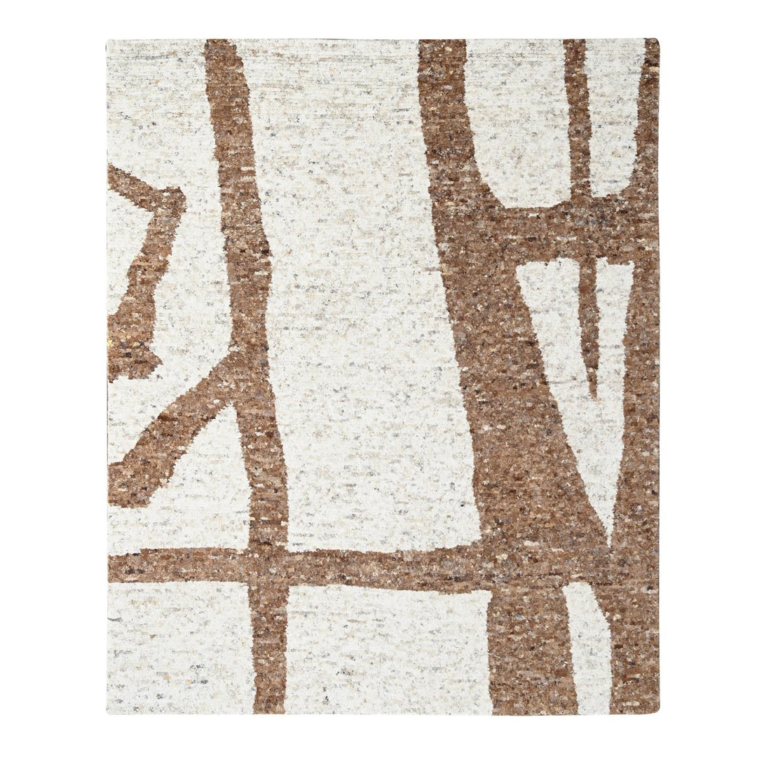 Hand Knotted Modern Area Rug > Design# CCSR84622 > Size: 8'-1" x 9'-10"